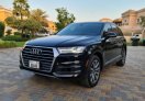 Black Audi Q7 2019 for rent in Dubai 1